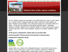 Tablet Screenshot of pesa-okna.cz